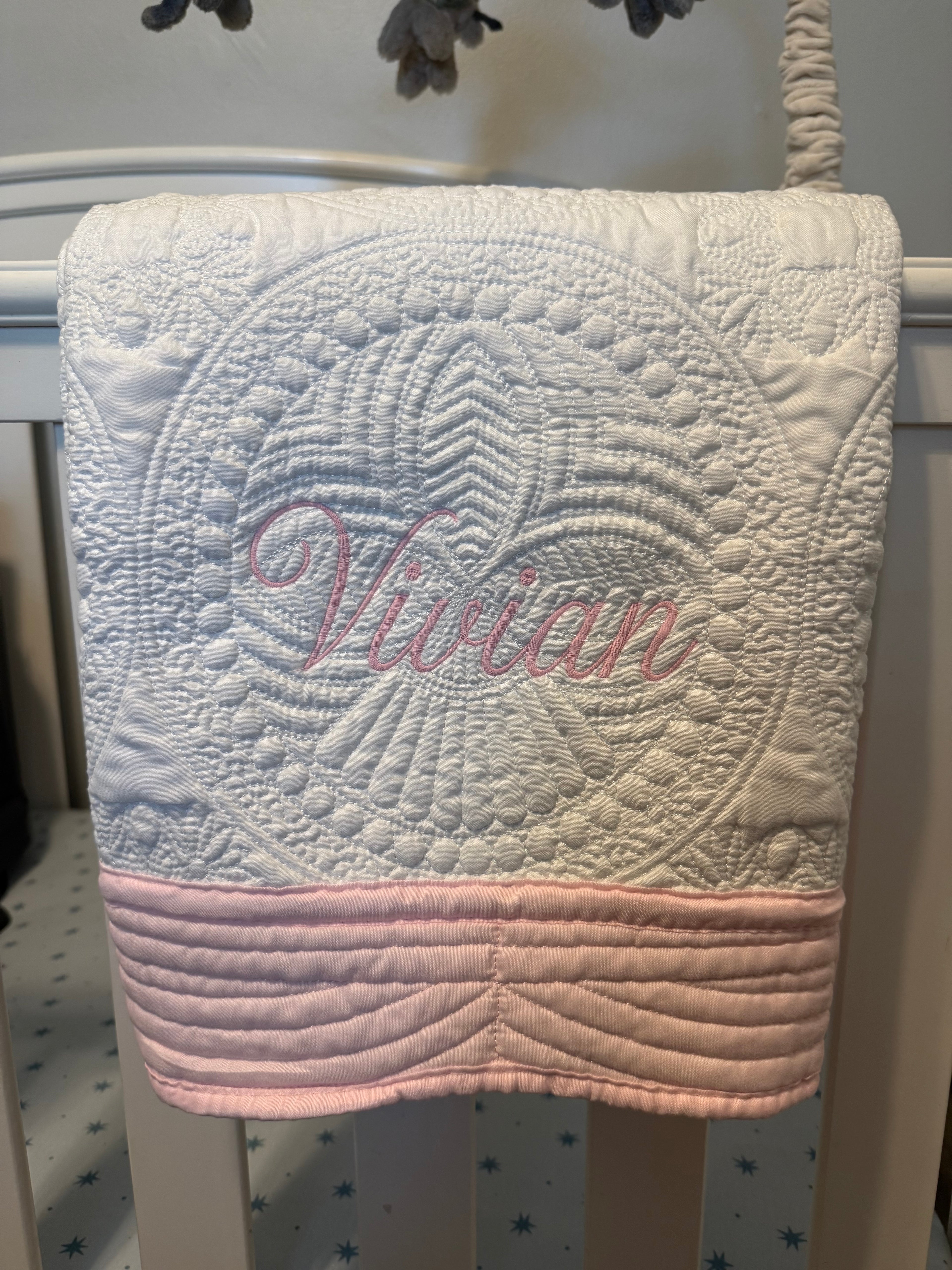 The Heirloom Quilt with monogram