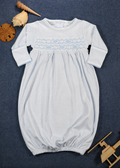 Boys smocked gown