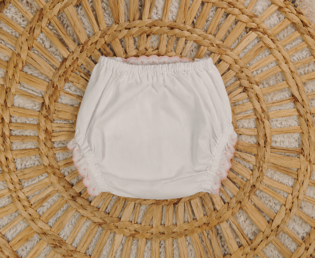 Scalloped Bloomers with monogram