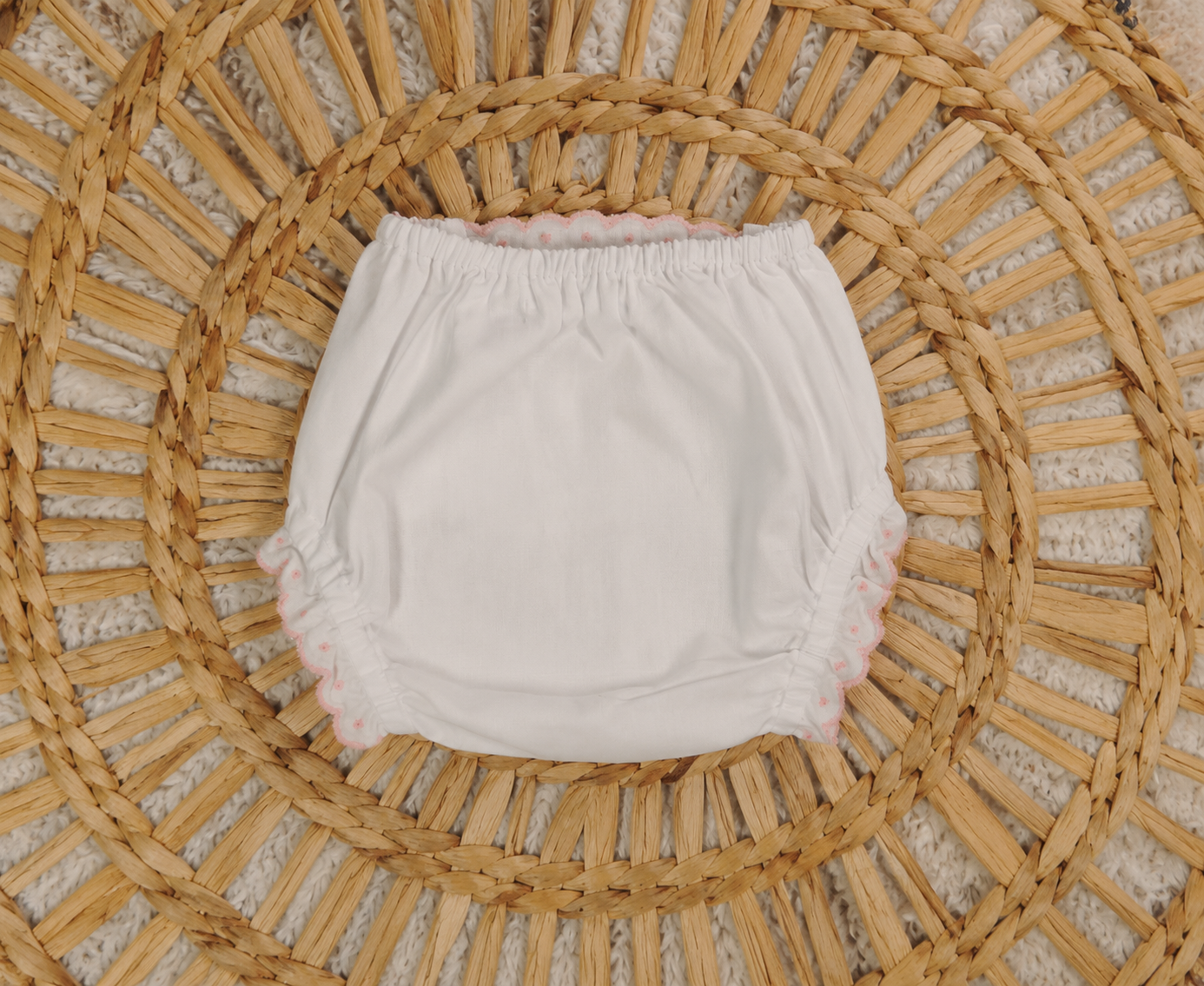 Scalloped Bloomers with monogram